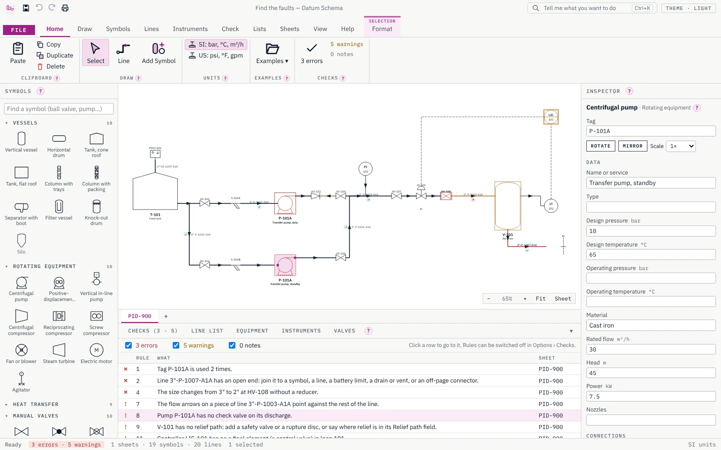 Datum Schema: checks